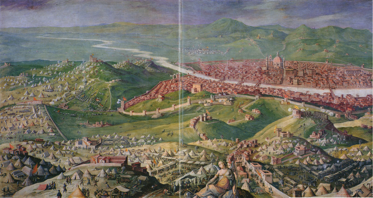 alt Assedio di Firenze, Giovanni Stradano, Firenze, 1530