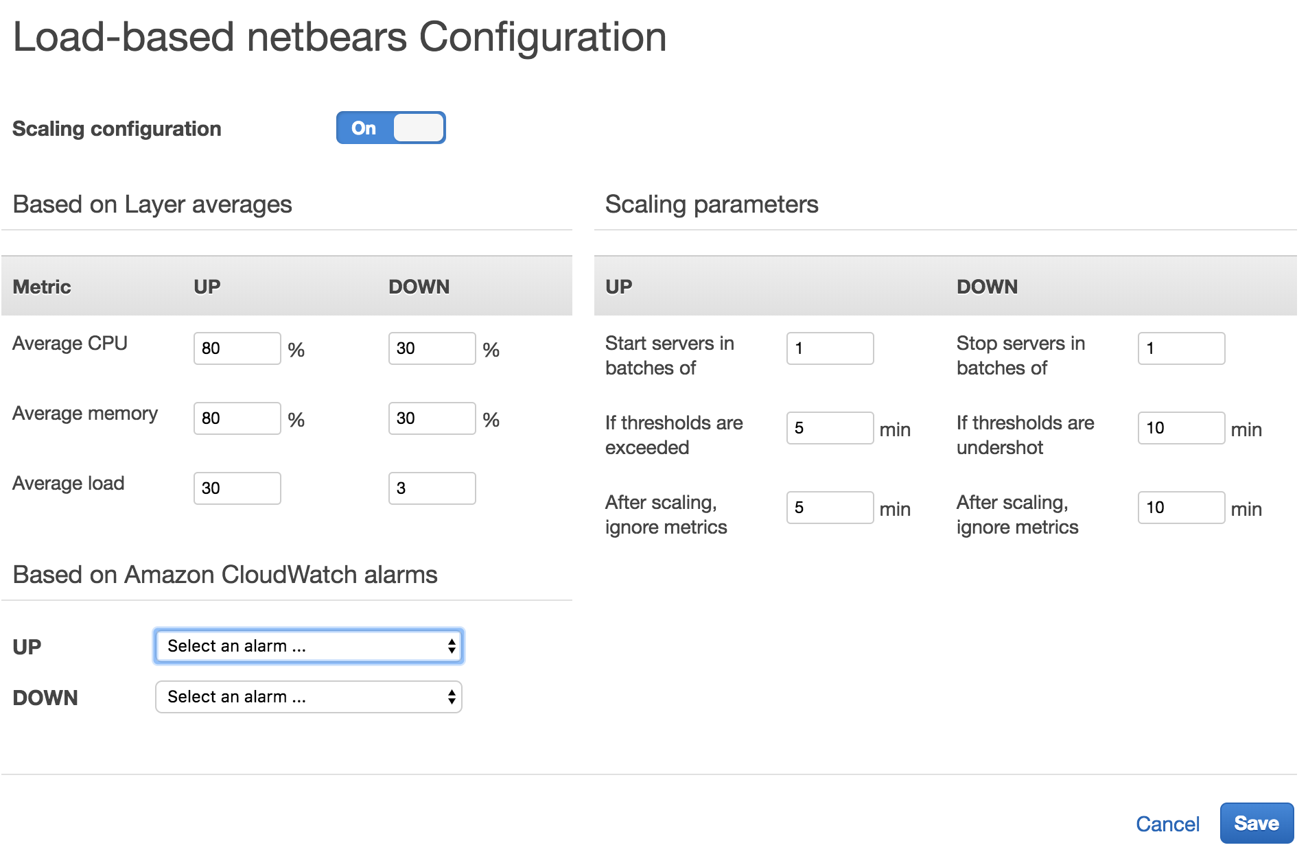 OpsWorks Load-Based