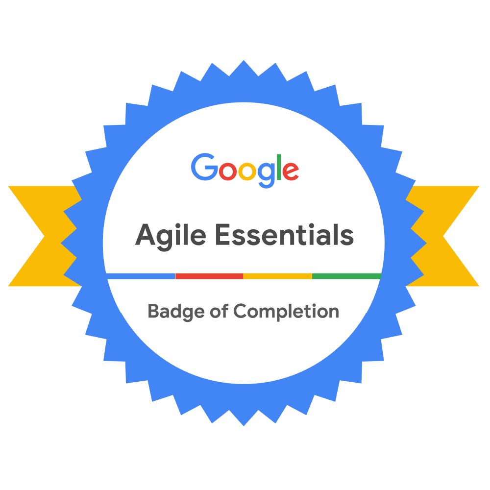 google agile essentials badge