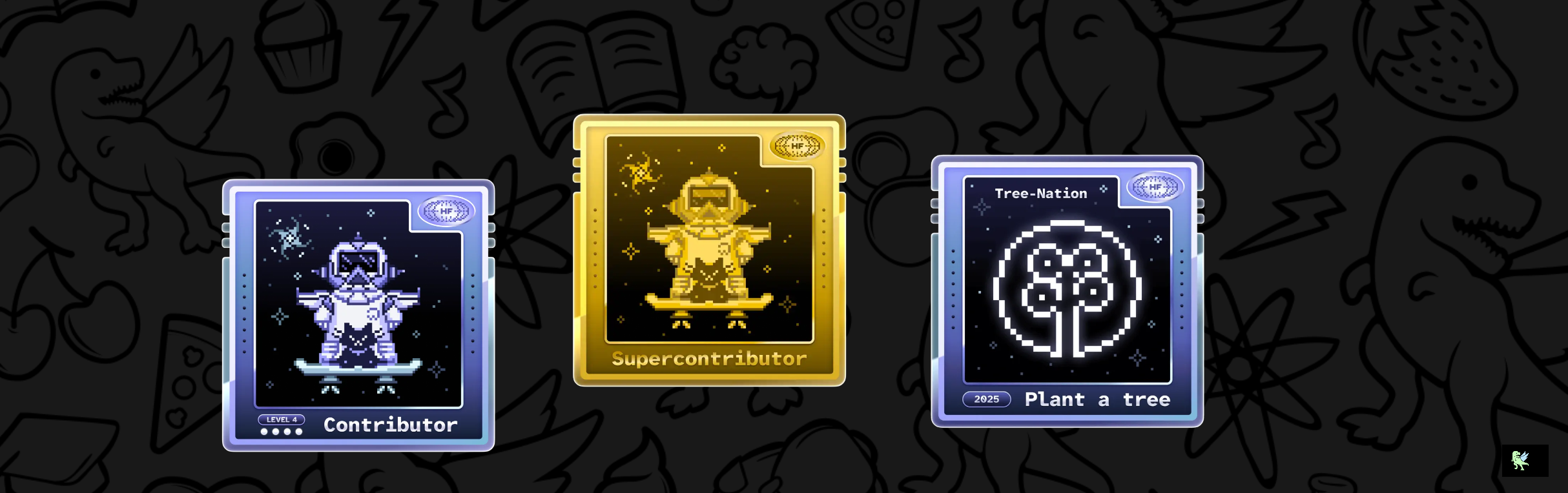 @pixelcode01's Holopin badges