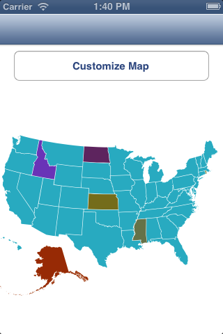 USStatesColorMap Screenshot-iPhone