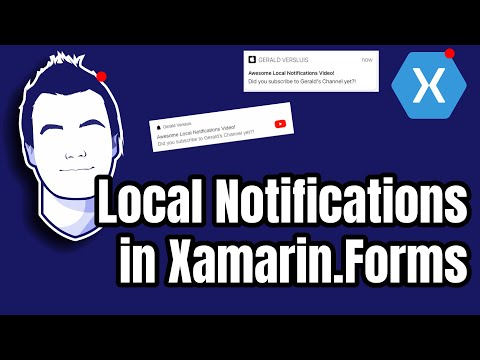 Local Push Notifications in Xamarin.Forms