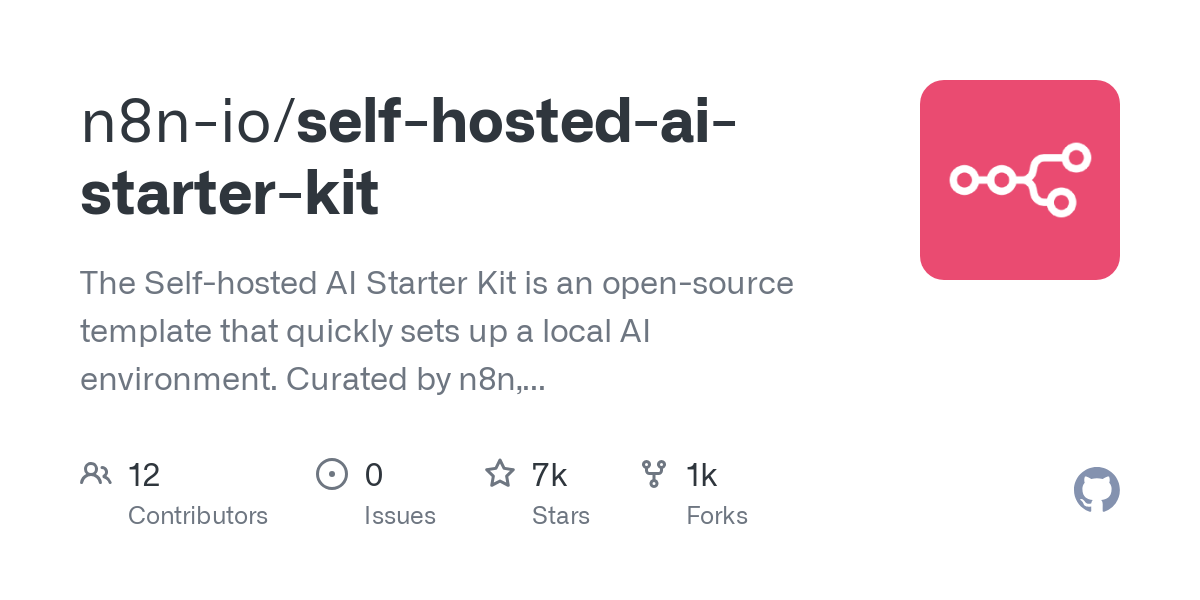 n8n-io / self-hosted-ai-starter-kit