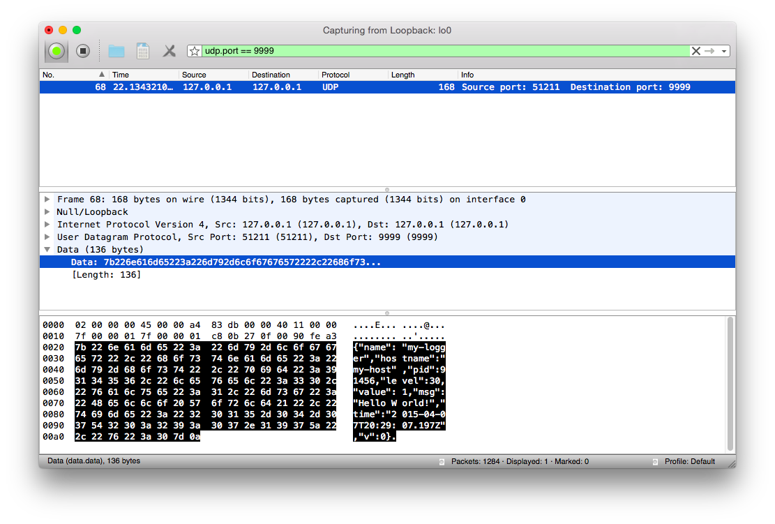 wireshark bunyan capture