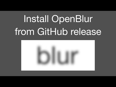 Install OpenBlur Chrome extension