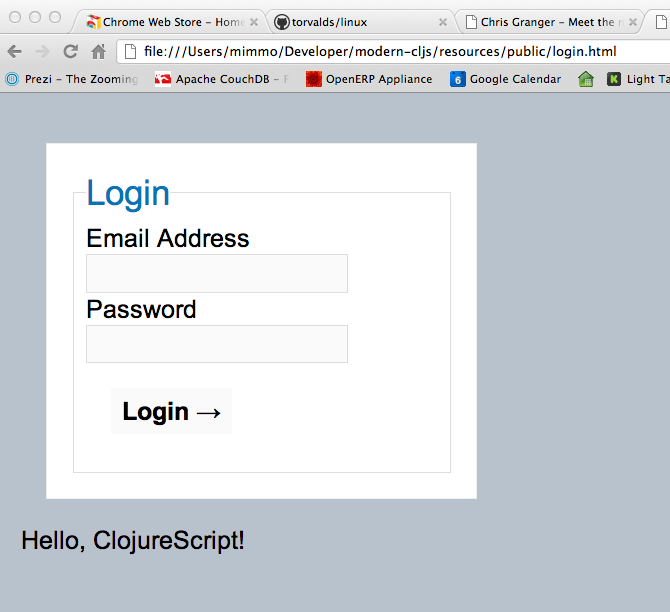 Login Form