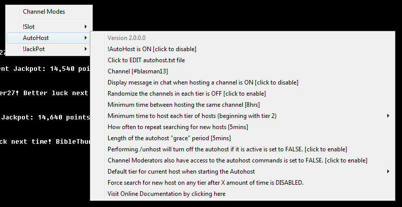 Autohost Script Example
