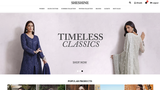 SheShine HomePage