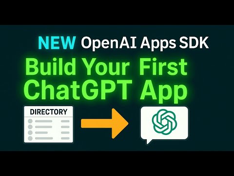 OpenAI Apps Directory Kit demo video