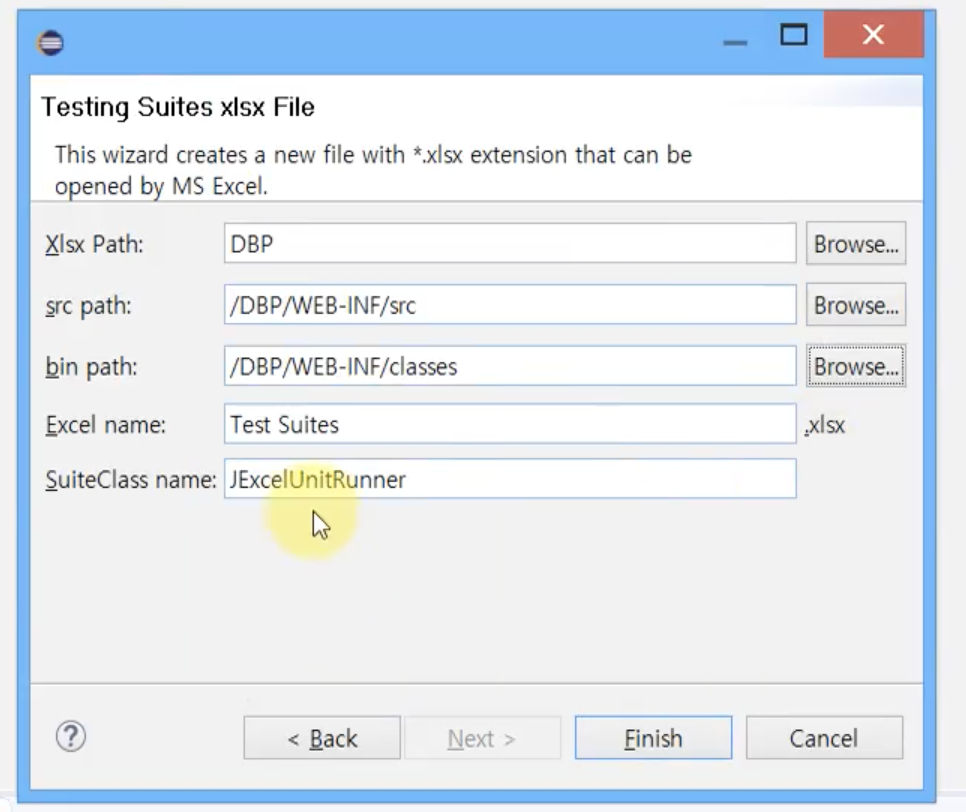 Using new-testable Excel