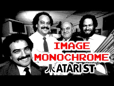 Afficher une image monochrome en assembleur sur Atari ST