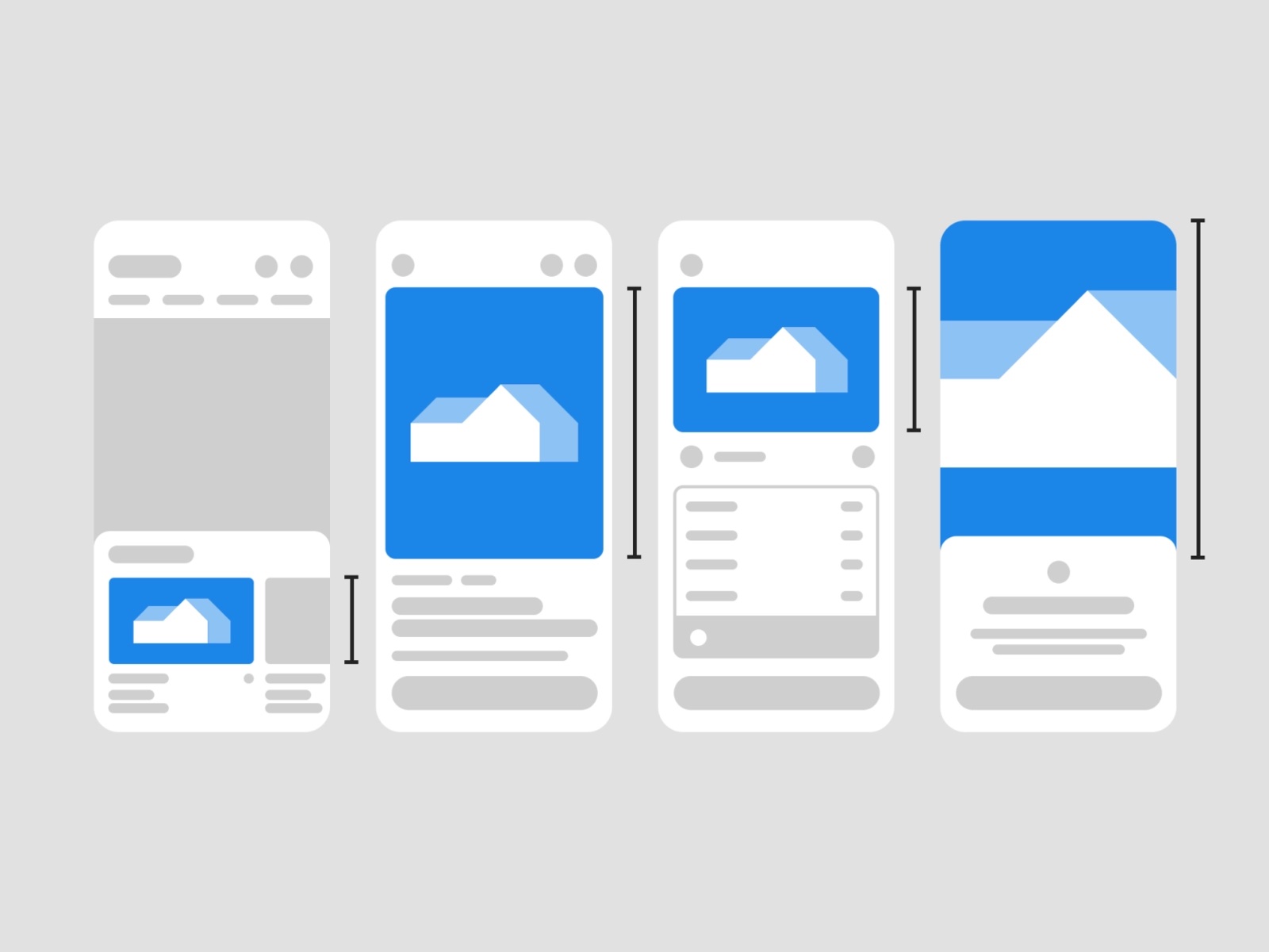 Beispiel für Wireframes