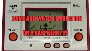 RetroPie Game and Watch emulation