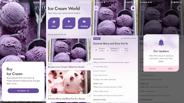 compose ice cream template