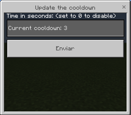 Update the cooldown