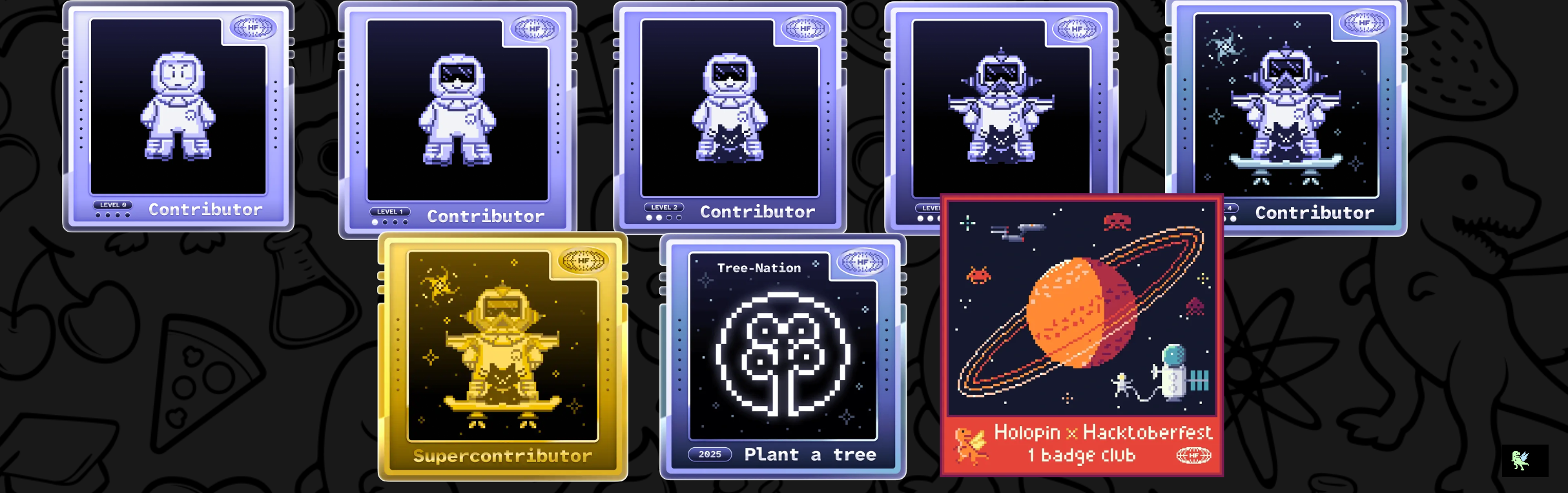 An image of @pandagan85's Holopin badges, which is a link to view their full Holopin profile