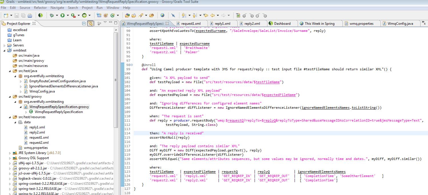 Figure 1 - The code in the IDE