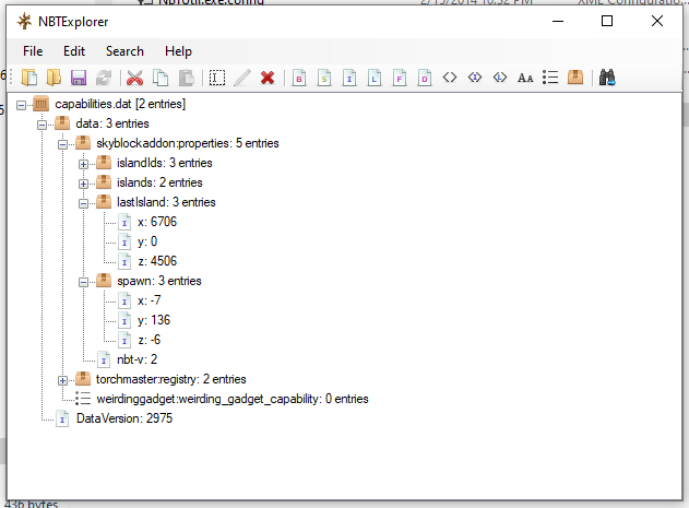 World Data NBTExplorer