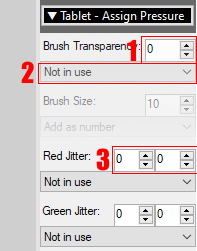 Tablet - Assign Pressure Section