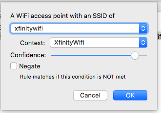 XfinityWifi Rule