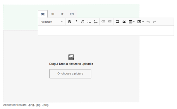 The placeholder and the elements in the dropList don't overlap and are instead placed properly below each other