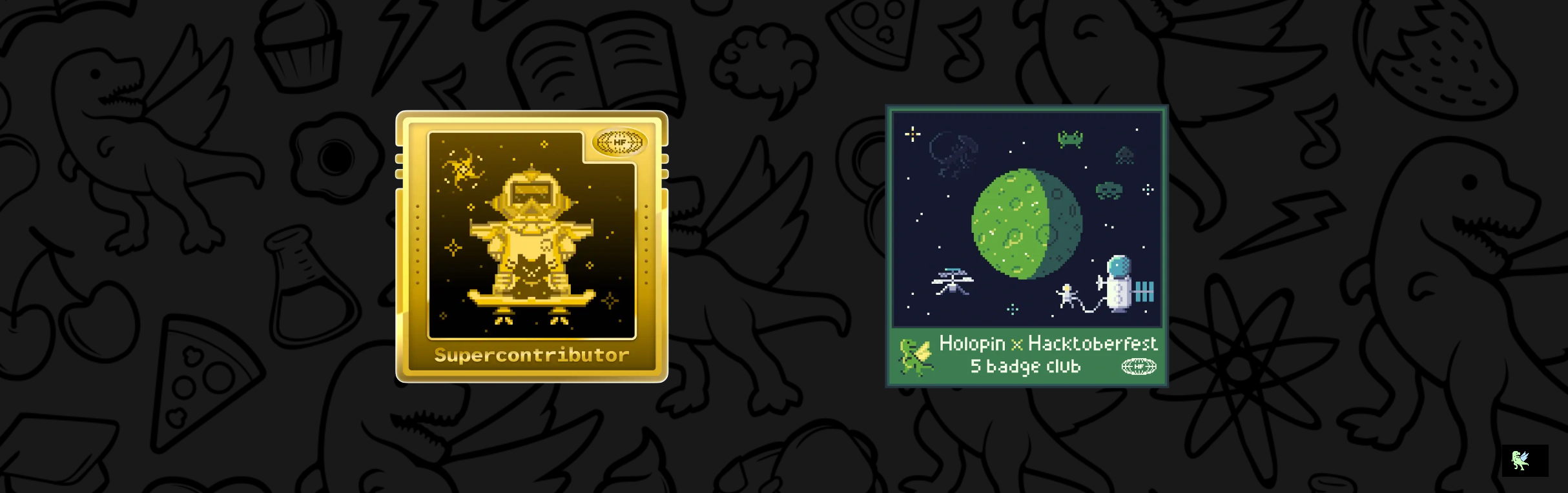 An image of @janmesh23's Holopin badges, which is a link to view their full Holopin profile