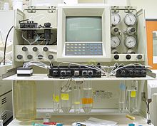 A Beckman-Coulter Porton LF3000G protein sequencing machine