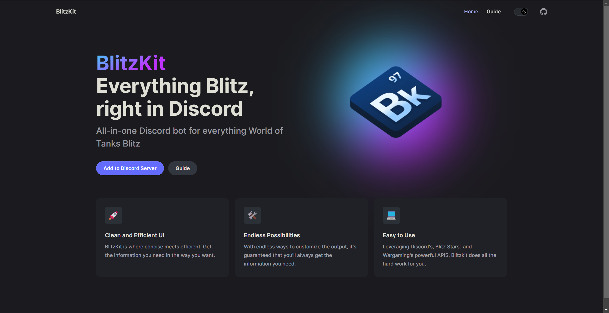 BlitzKit documentation website