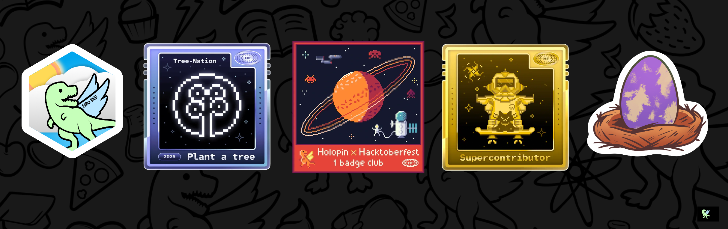 An image of @mrkeikun's Holopin badges, which is a link to view their full Holopin profile