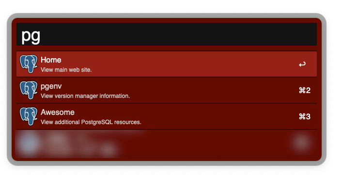 PostgreSQL workflow screenshot.