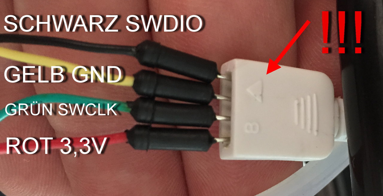white connector