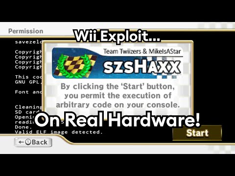 szsHaxx (NEW Wii Exploit) Tested on Real Hardware!