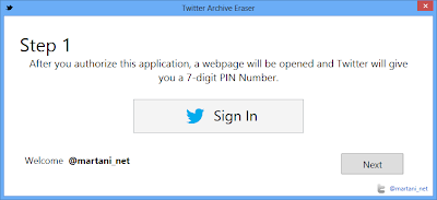 Twitter Archive Eraser