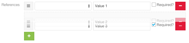 Sorting nested form