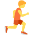 Person running facing right