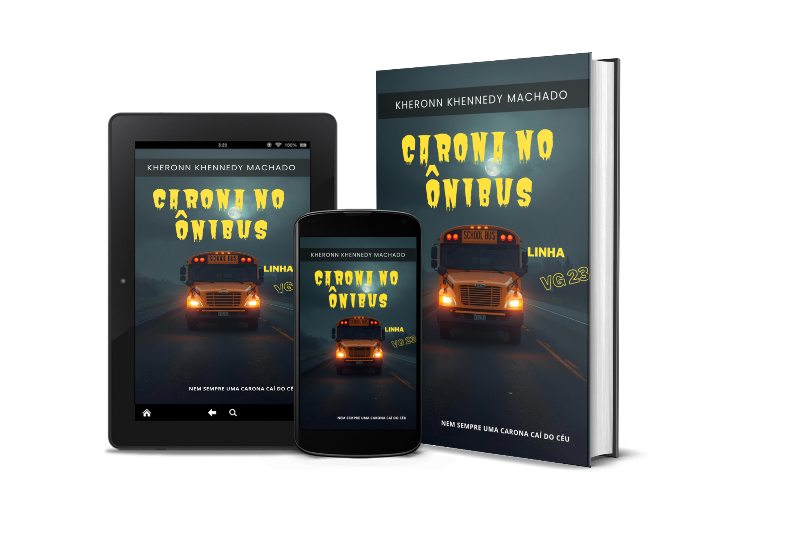 Capa do livro Carona no onibus LINHA VG 23