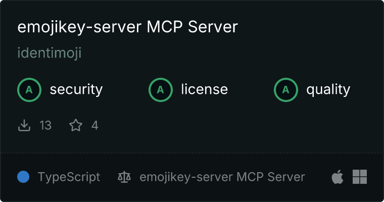 emojikey-server Server MCP server