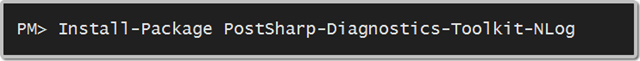 PostSharp Diagnostics Toolkit for NLog