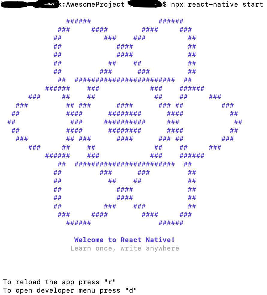 Metro in terminal not showing "done"