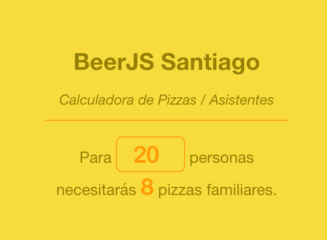 BeerJS Pizza Calculator