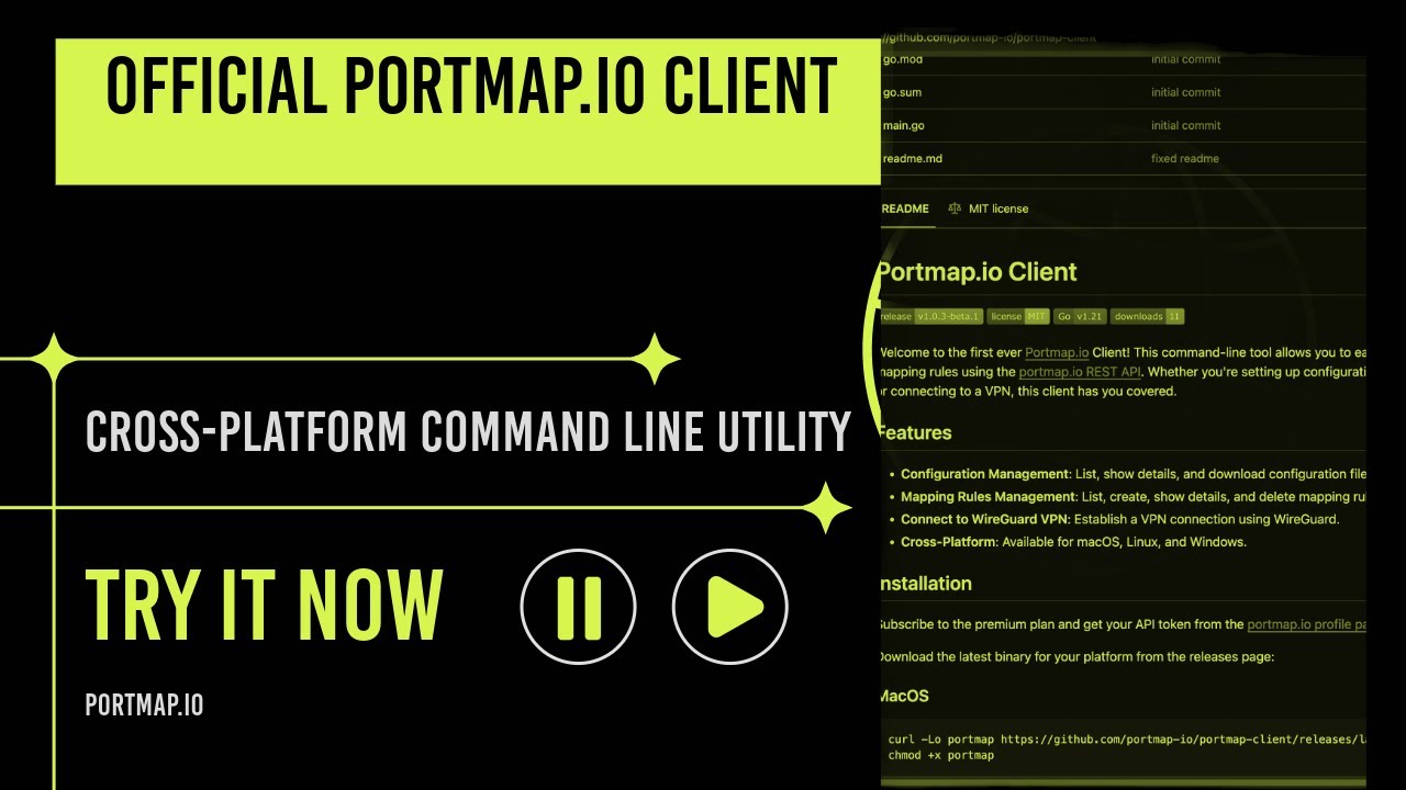 GitHub - portmap-io/portmap-client: CLI client for portmap.io · GitHub