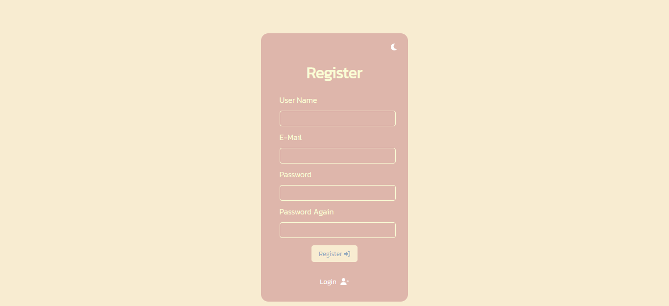 Register Page