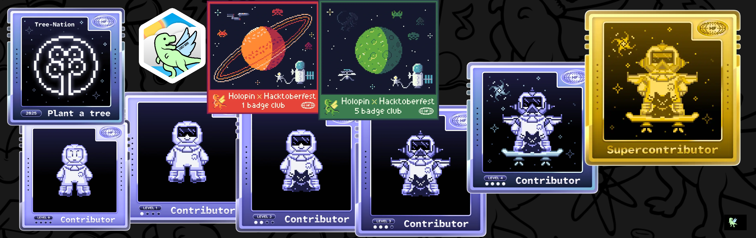 An image of @rajudas94's Holopin badges, which is a link to view their full Holopin profile