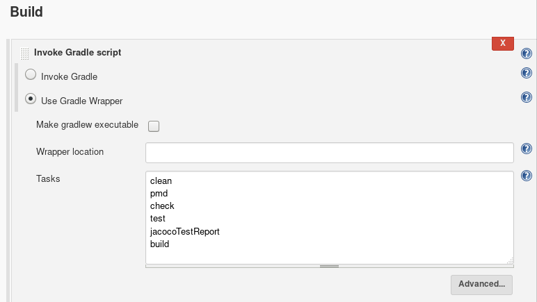 image showing gradle tasks being run