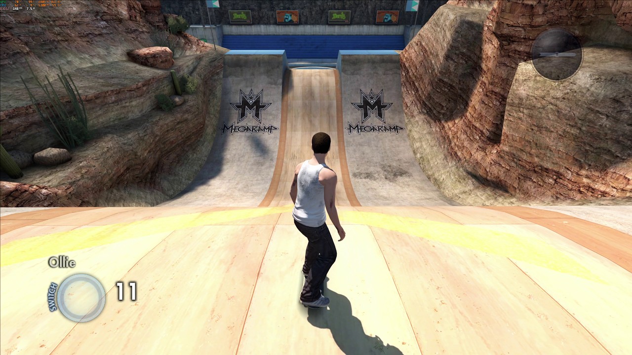 Skate 3 Recomp gameplay
