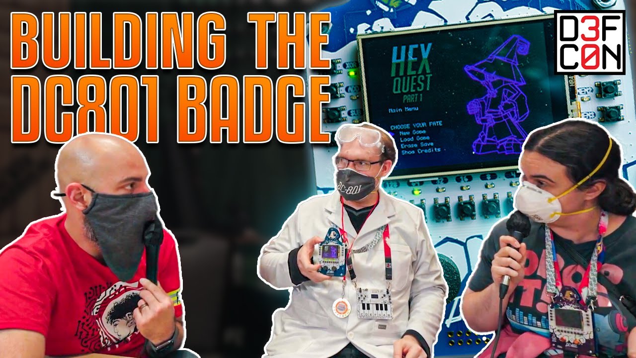 Alex Chaveriat interviews Admiral Potato and Alamedyang about building the DC801 Black Mage Badge