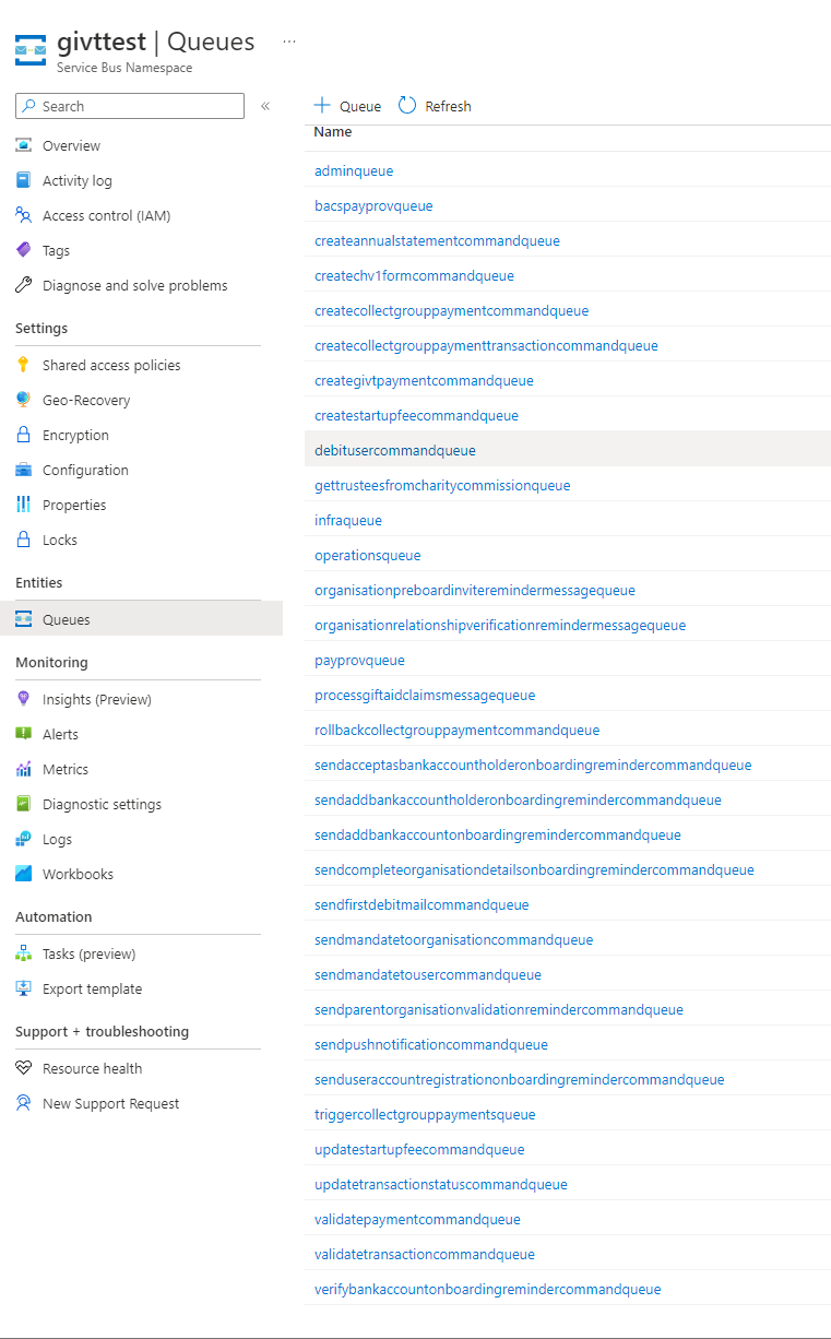 ServiceBus Queues