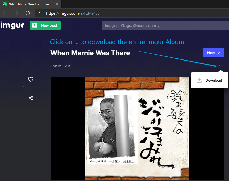 How to download Imgur Album