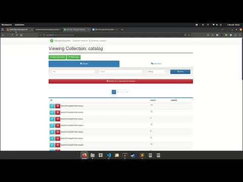 Vídeo da versão 1 sendo usada (Docker)