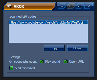 GitHub - Frostion/VRQR: a QR code scanner for VRChat · GitHub